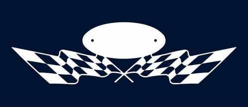 Phoenix Design Emblem Accent Peterbilt Crossed Checkered Flags (Other Designs Available)