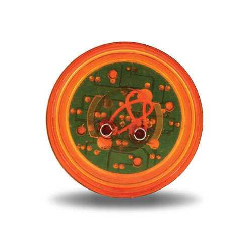 Trux Accessories 2.5" Amber Marker Round LED Light