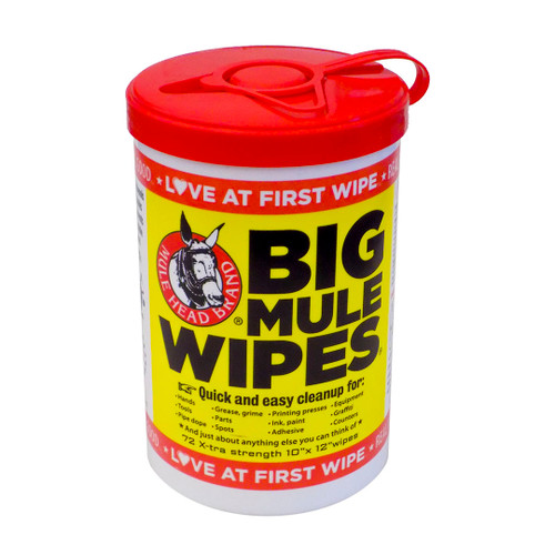 72 ct. Big Mule Wipes