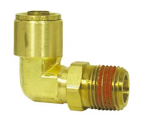 Imperial Supplies AB 3/8 Push X 3/8 NPT 90 Degree