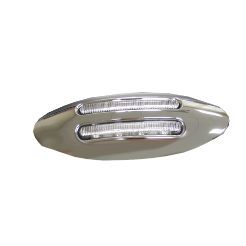 Trux Accessories TRUX Flatline Clear Amber Mini LED Marker Light (8 Diodes) - TLED-FG3CA