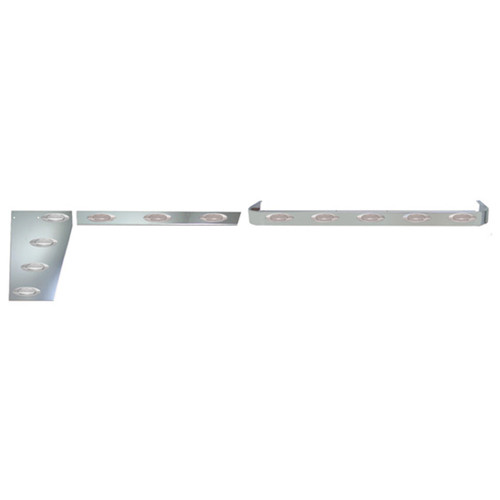 Phoenix Design Cowl PR PB 379 Wide 3 P1 LED CL 3" SS