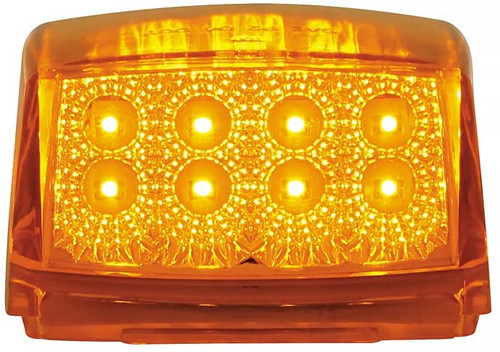 Amber LED Rectangular Cab Light (United Pacific)
