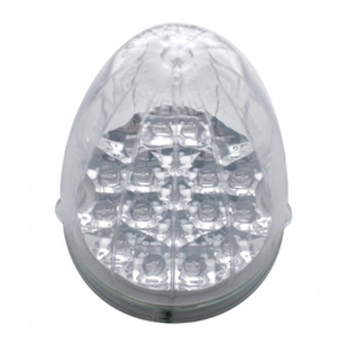 United Pacific 19 LED Beehive Grakon 1000 Cab Light - Amber LED/Clear Lens