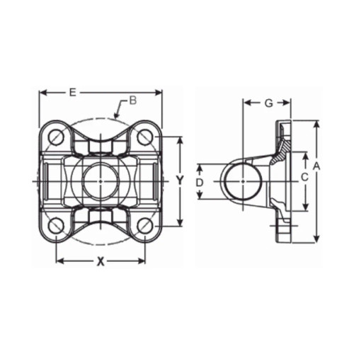 Flange Yoke