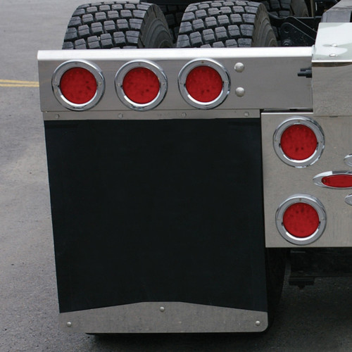 TRUX Accessories 24" Bolted Angled Bottom Mud Flap Weight (Pair) - TU-9246