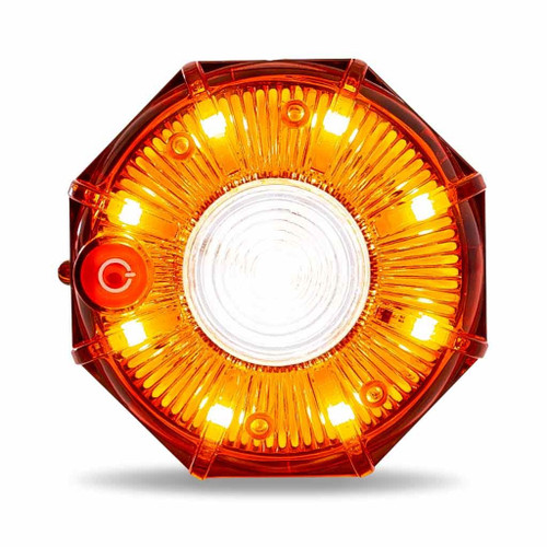 Trux Accessories Dual Color LED Warning Lamp Amber and White
