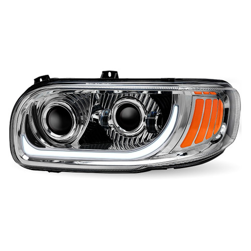 Trux Accessories TRUX LED Projector Chrome Headlight Assembly - Driver Side - TLED-H110