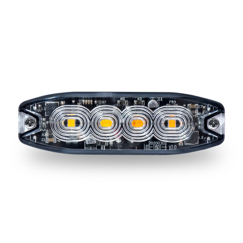 Amber/White LED Class 1 Low Profile Warning Strobe