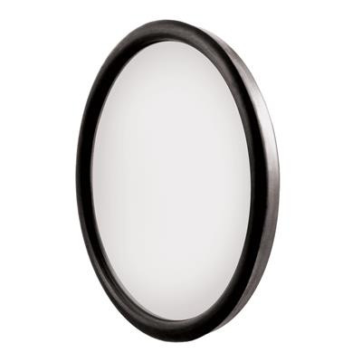 United Pacific 8-1/2" Stainless Steel 320R Convex Mirror - Centered Mounting Stud - Heated