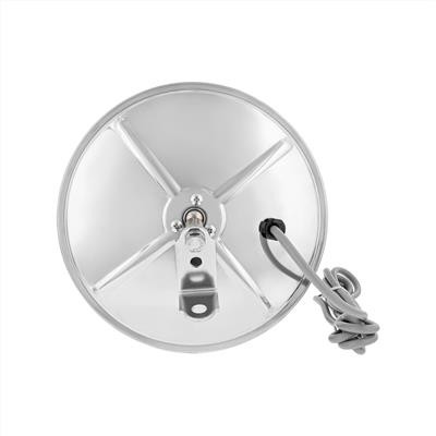 United Pacific 8-1/2" Stainless Steel 320R Convex Mirror - Centered Mounting Stud - Heated