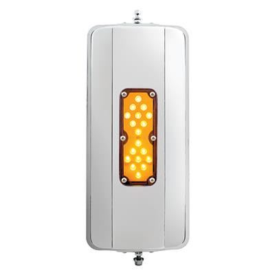 United Pacific 7"x16" 18 LED West Coast Mirror - Heated