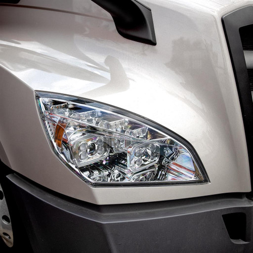 United Pacific Chrome Cascadia Projector Headlight - Passenger