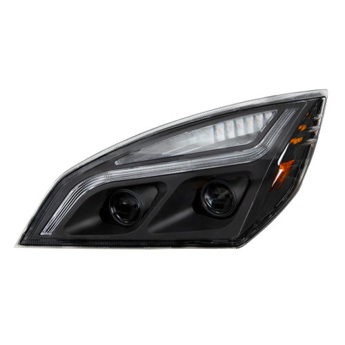 United Pacific Blackout LED Projection Headlight with LED Position Light and Turn Signal