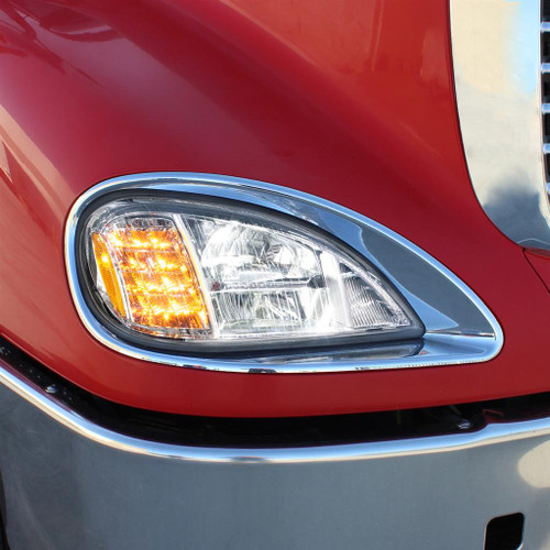 United Pacific Chrome LED Headlight - Passenger