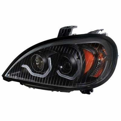 United Pacific Blackout Projection Headlight with Dual Function Light Bar