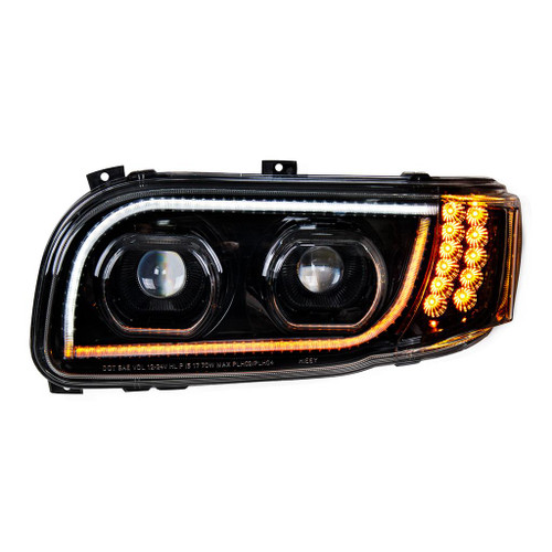 United Pacific High Power LED Headlight with 16 LED Turn and 57 LED Turn Bar - Driver