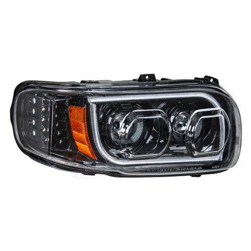 High Power LED Headlight with 16 LED Turn and 57 LED Turn Bar - Passenger