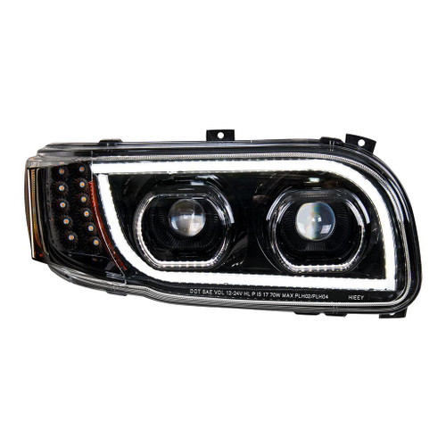 United Pacific High Power LED Headlight with 16 LED Turn and 57 LED Turn Bar - Passenger