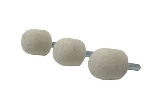 Zephyr 1"X1" Felt Goblet for 1/4"-3/8" Chuck (3 Pack)