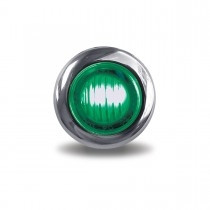 Trux Accessories TRUX 3/4" Button Dual Revolution LED Light - Amber/Green - TLED-BX3AG