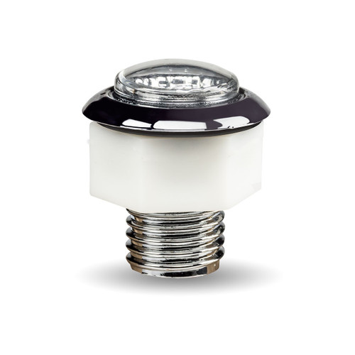 Trux Accessories TRUX Mini Button Dual Revolution Amber/Blue LED with Reflector & Silicone Locking Ring (1 Diode) - TLED-BX1AB