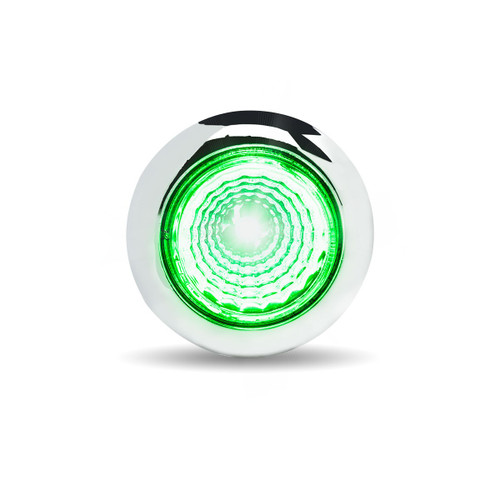Trux Accessories Mini Button Dual Revolution Red/Green LED with Reflector & Silicone Locking Ring (1 Diode)