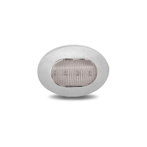 Trux Accessories Mini Oval Button Dual Revolution Red/White LED