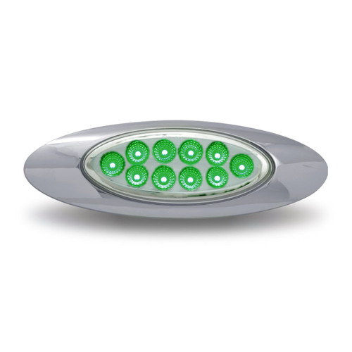 Trux Accessories TRUX Marker M1 Style Dual Revolution Amber/Green LED (10 Diodes) - TLED-G4XAG