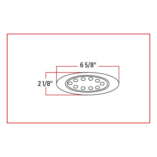 Marker M1 Style Dual Revolution Amber/White LED (10 Diodes)