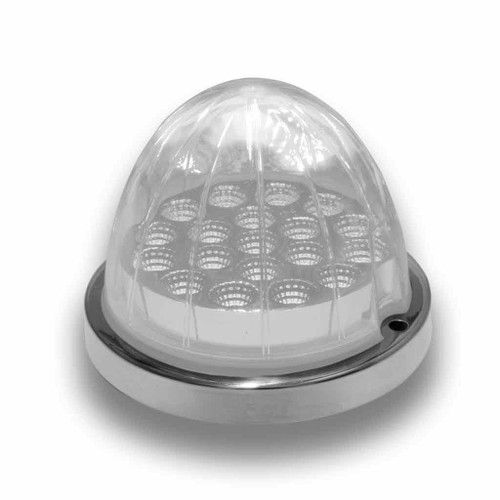 Trux Accessories TRUX Dual Revolution Red/White Watermelon LED with Reflector Cup & Lock Ring (19 Diodes) - TLED-WXRW
