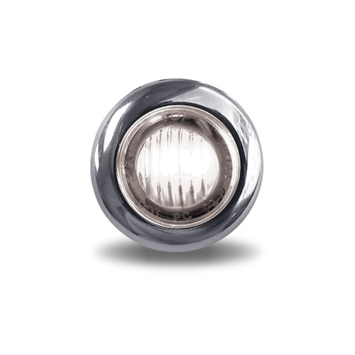 Trux Accessories TRUX Mini Button Clear Amber LED  (2 Wire) - TLED-B2CA