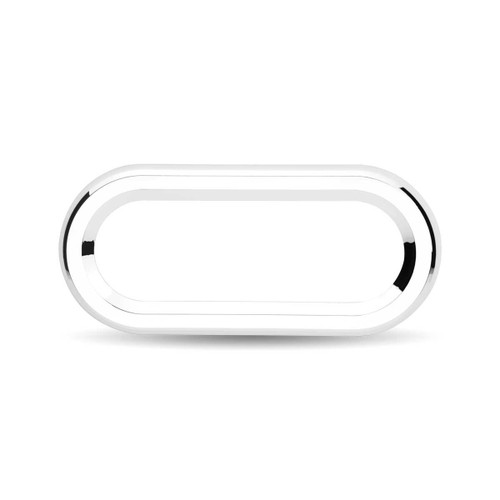 Trux Accessories Oval Stainless Steel Security Lock Ring Bezel