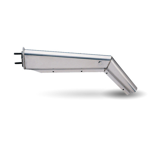 Trux Accessories 28 1/2" 45* Heavy Duty Mudflap Hanger with 2 1/2" Spacing - Chrome"