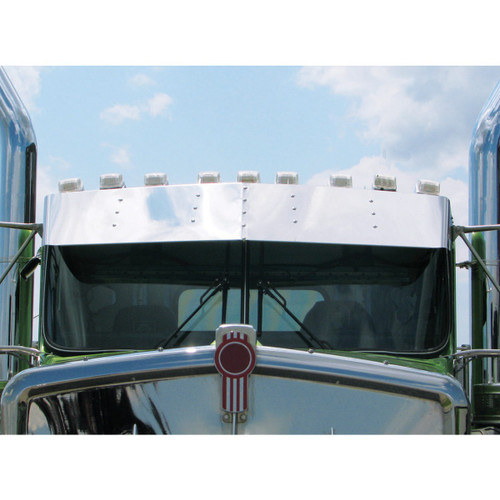 Trux Accessories 13" KW W900 Flat Glass Sunvisor (2007+)