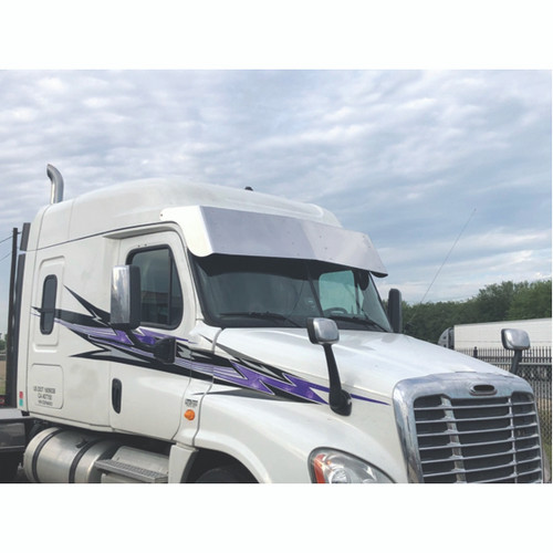 Trux Accessories 18" Freightliner Cascadia Blank Sunvisor (2008+)
