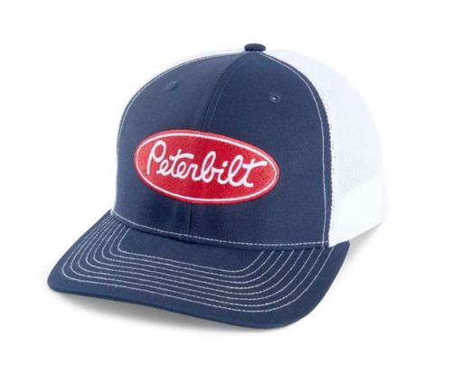 Paccar Richardson Navy/White Peterbilt Logo Hat - Big Logo
