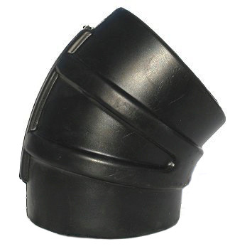 Paccar 45* 5" Rubber Elbow