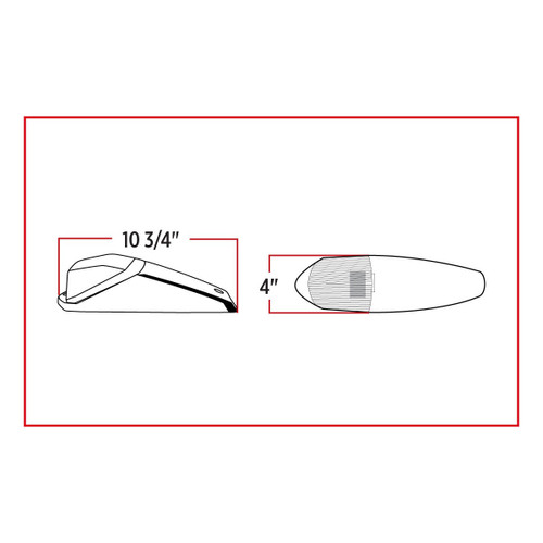 Trux Accessories TRUX Kenworth Cab LED with Housing - Amber - TLED-CAB2