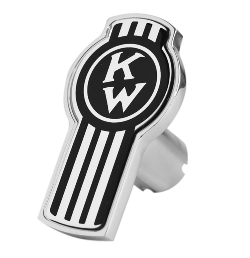 Custom Knobs Kenworth Logo Shape Knob - Black