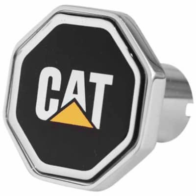 Custom Knobs CAT Logo Octagon Knob - Black