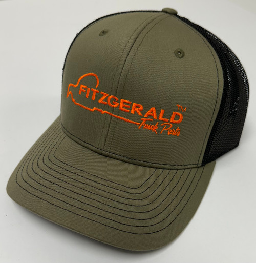 Fitzgerald Richardson Trucker Hat - Black/Forest Green