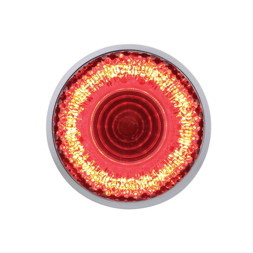 United Pacific 2" Round Mirage Light (Clear/Red)