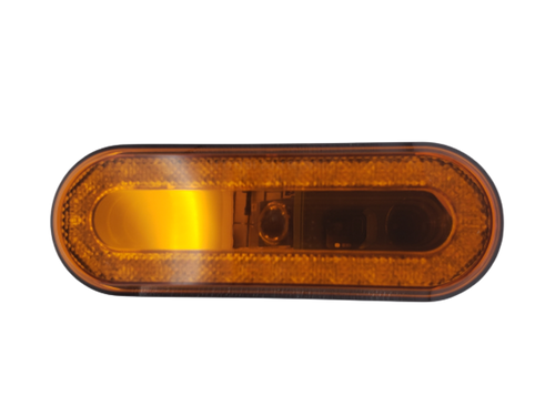 United Pacific 6" Oval Mirage Turn Signal Light (Amber)