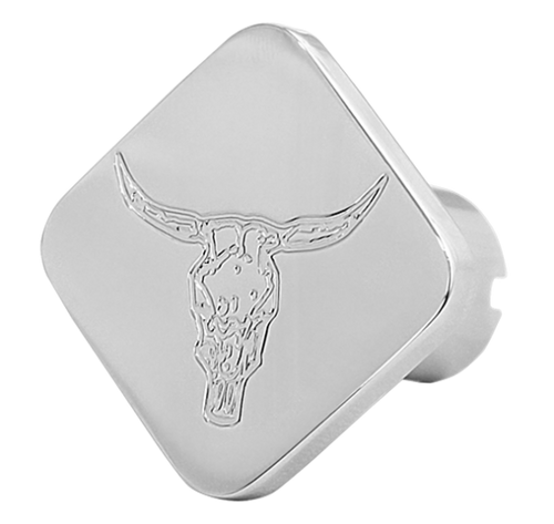 Custom Knobs Bull Head Logo - Square Knob