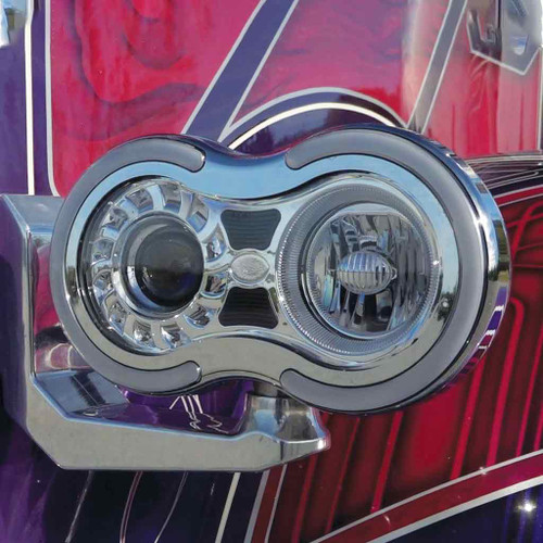 Trux Accessories TRUX Retro Series LED Projector Headlight Assembly  (Driver Side) - TLED-H104