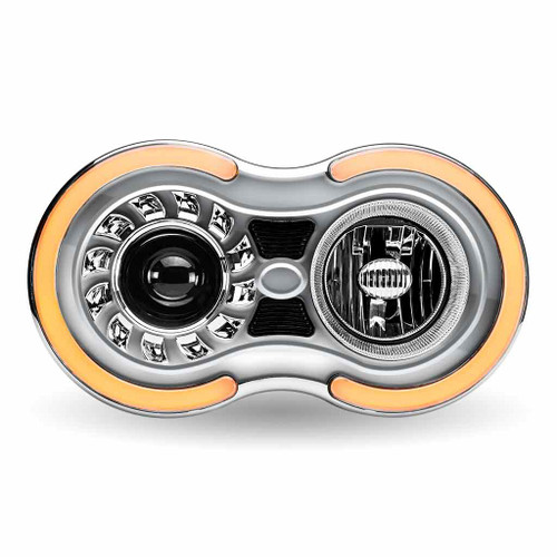 Trux Accessories TRUX Retro Series LED Projector Headlight Assembly  (Driver Side) - TLED-H104