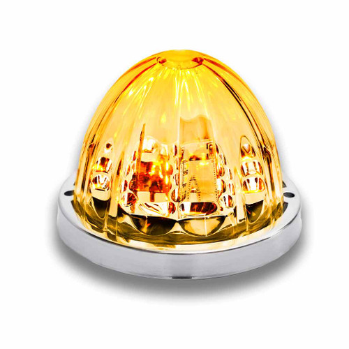 Trux Accessories TRUX Star Burst Series Clearance and Marker Watermelon Light - Amber/Green Dual Revolution - 19 Diodes - TLED-WTAG