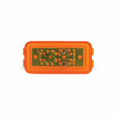 Trux Accessories 1" x 2" Amber Rectangular LED Marker Light - (6 Diodes)