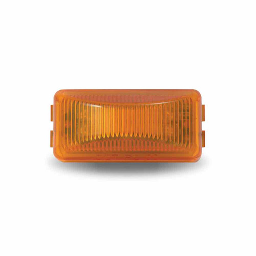 Trux Accessories 1" x 2" Amber Rectangular LED Marker Light - (6 Diodes)